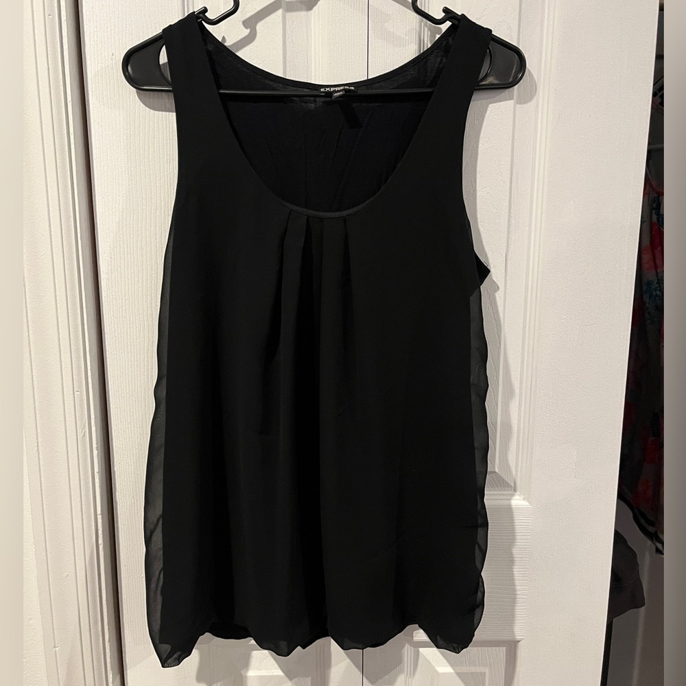 Black Sleeveless Top